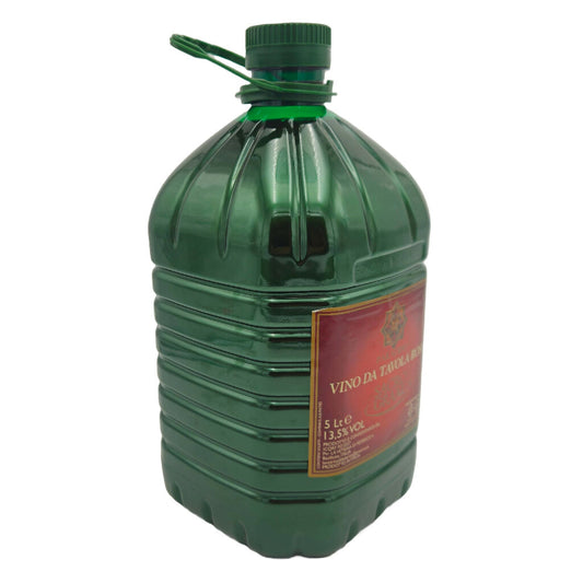 Vino Aglianico da Tavola Rosso Biologico Basilicata 5 litri