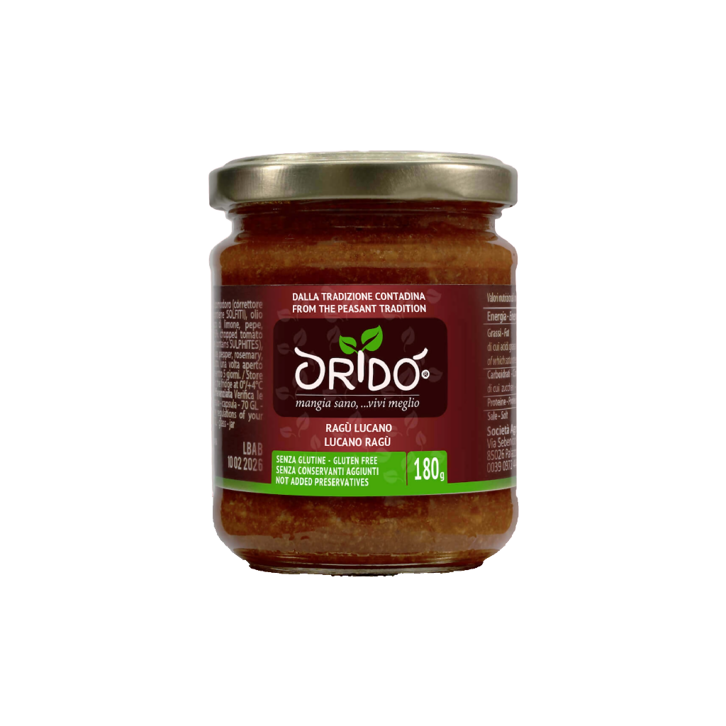 Oridò Ragù lucano 180 gr - Terramia