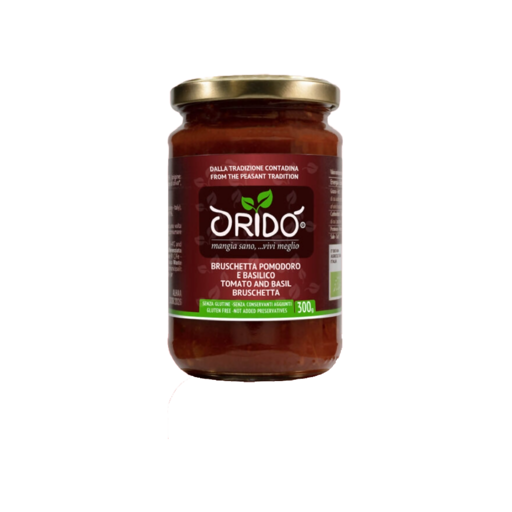 Oridò condimento per bruschetta pomodoro e basilico 300g - Terramia