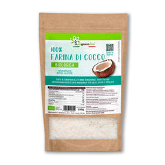 100% Farina di Cocco senza glutine BIO - 250g Ideale per Dieta Chetogenica