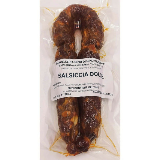 Salsiccia secca di maiale dolce - Macelleria Nino - Terramia