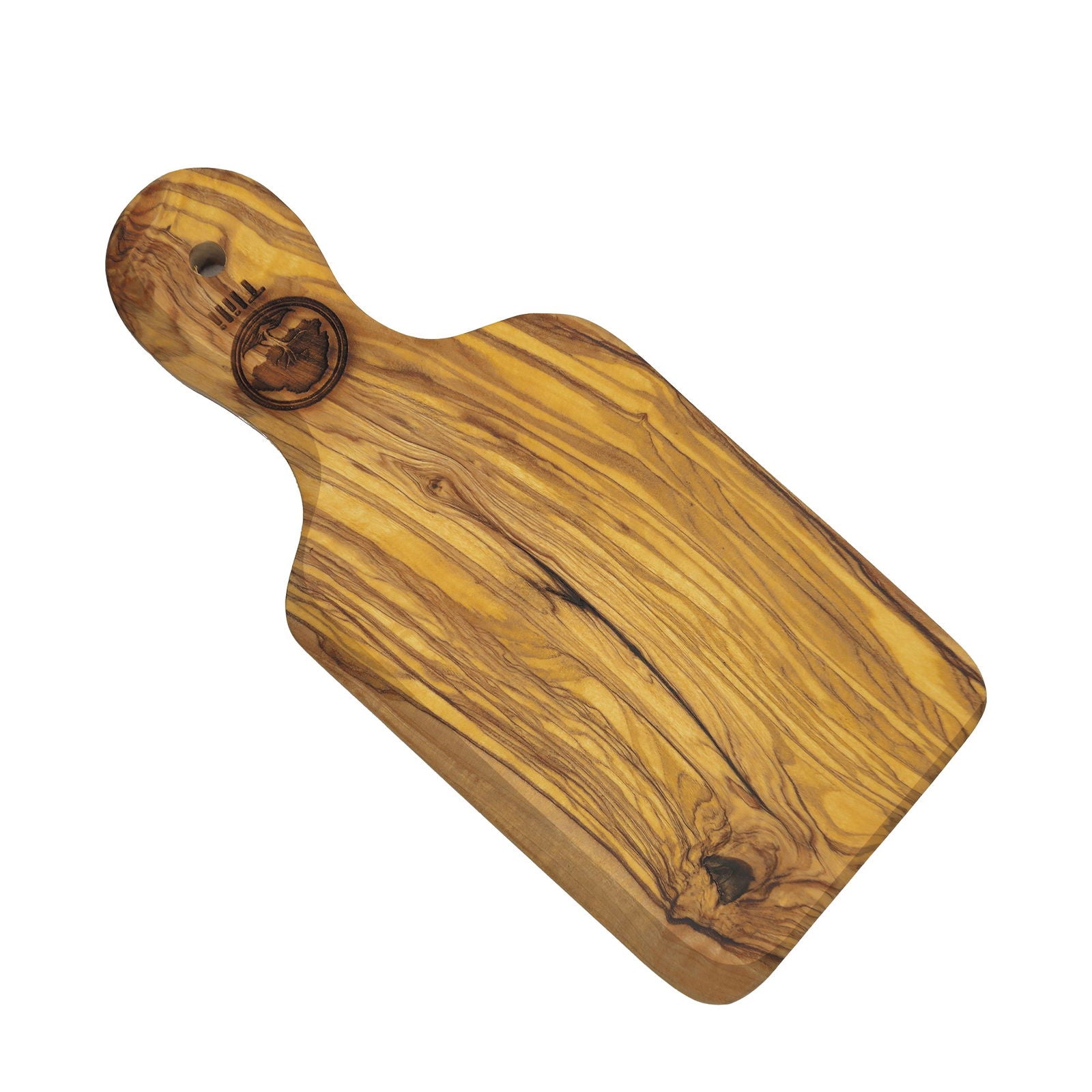 Tagliere da cucina artigianale in legno di ulivo - Terramia