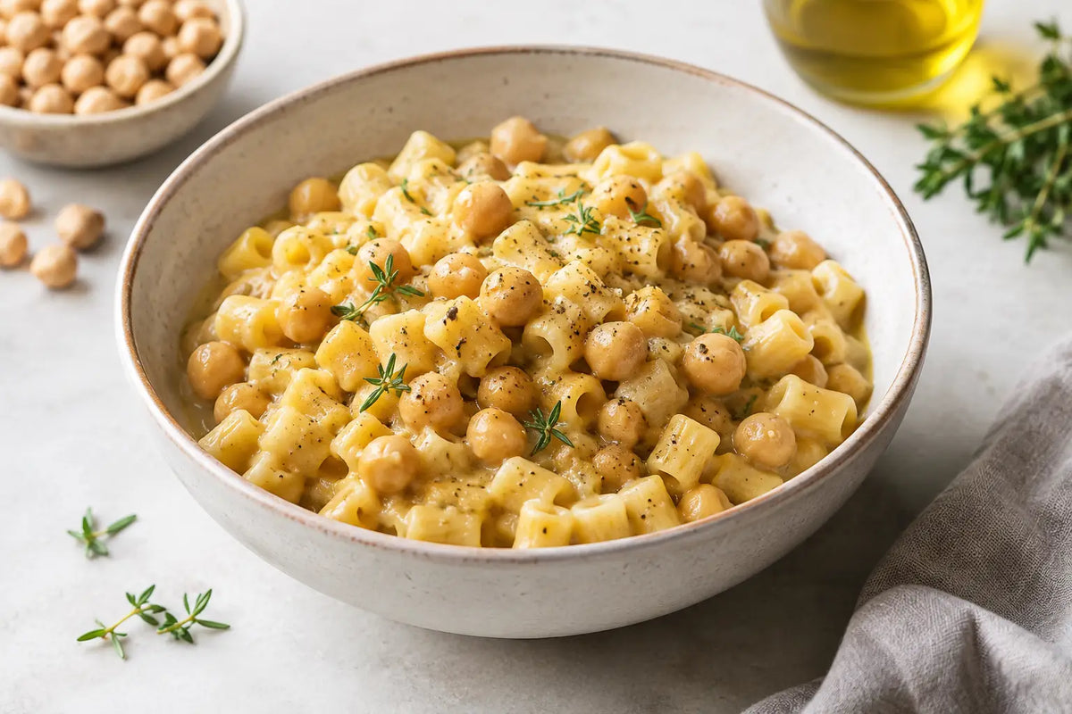 Come preparare pasta e ceci cremosa e saporita