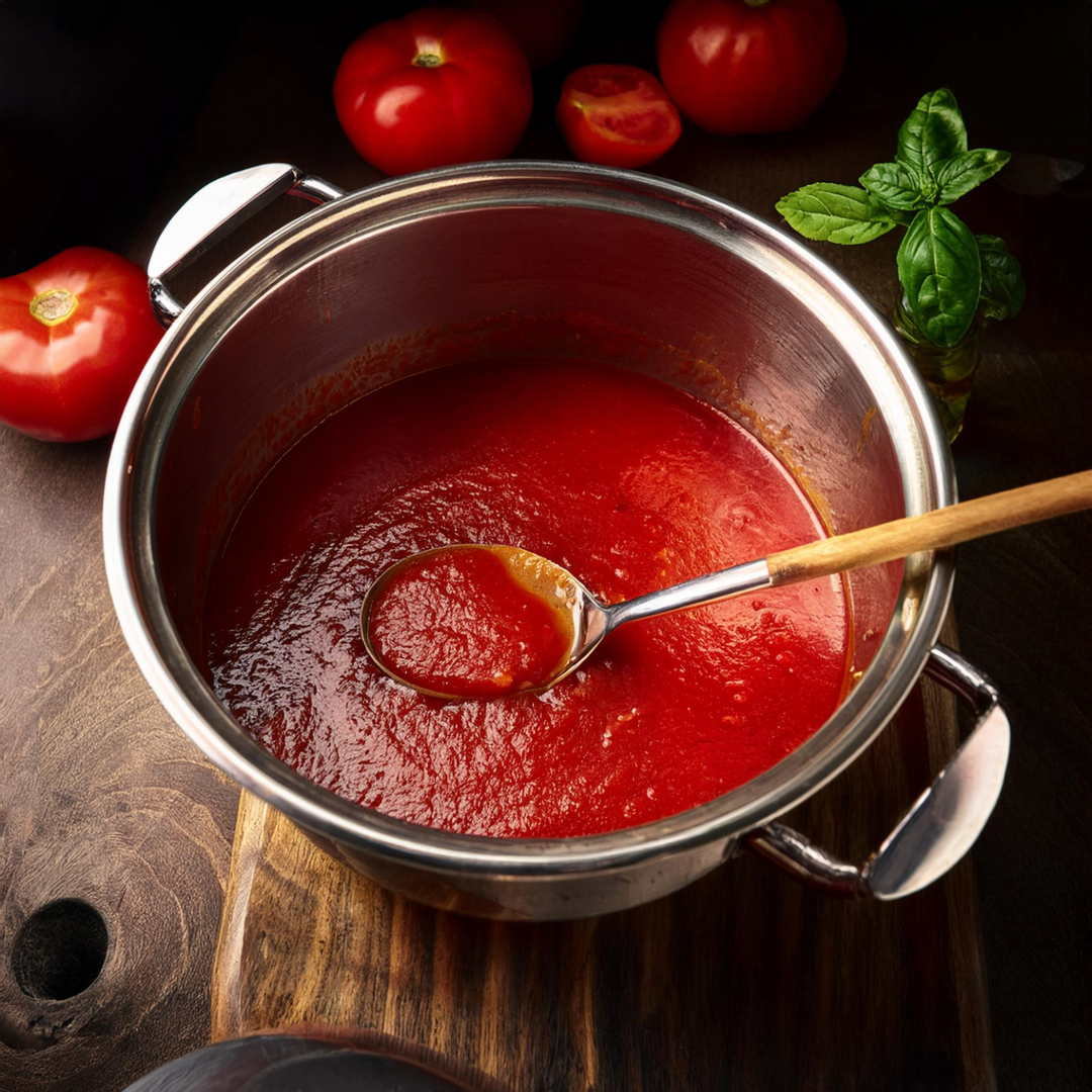 Passata di pomodoro fatta in casa secondo la tradizione lucana