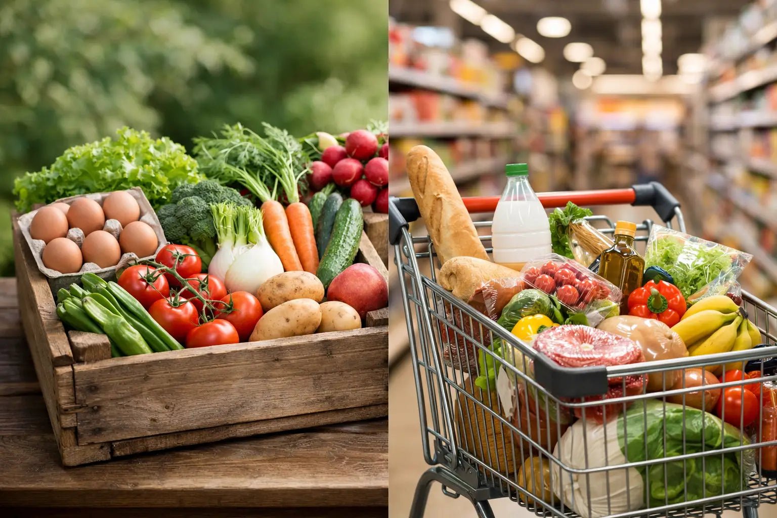 Cassetta biologica o supermercato: cosa conviene