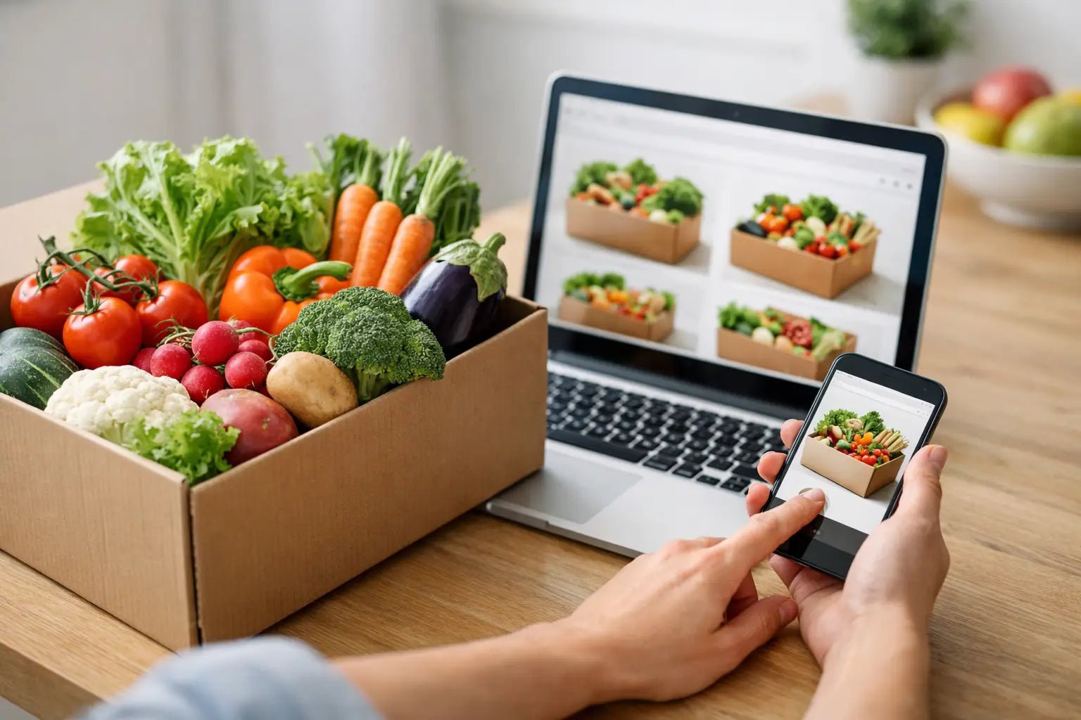 Come ordinare box ortaggi misti online bene