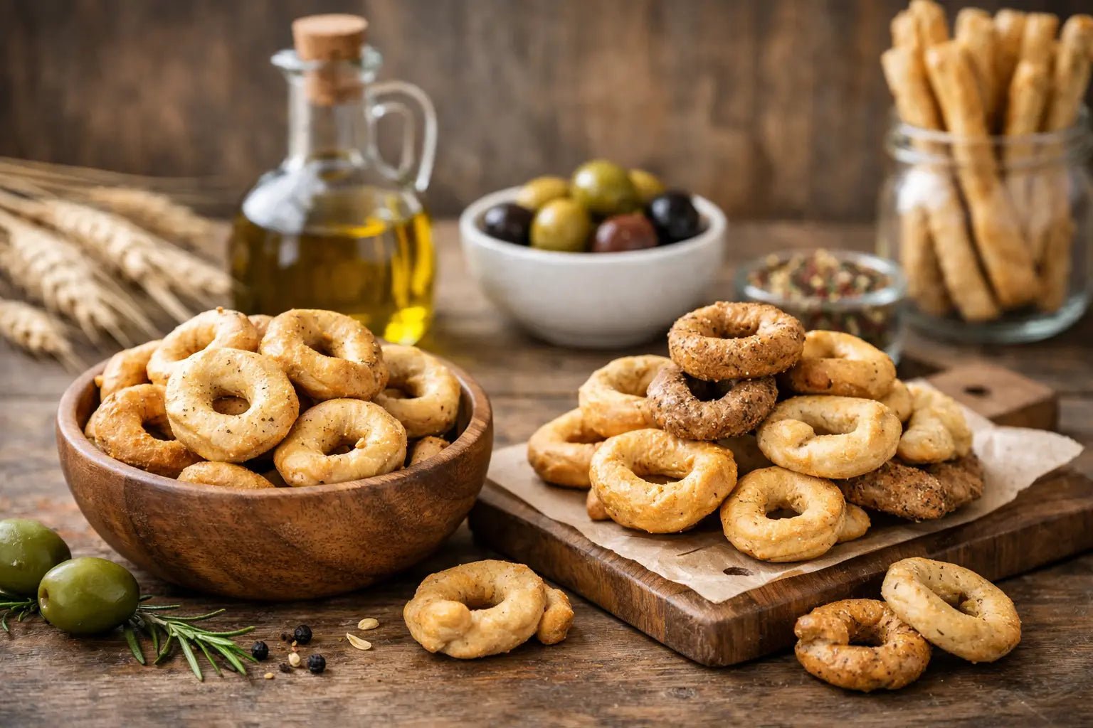 Taralli pugliesi artigianali da riconoscere
