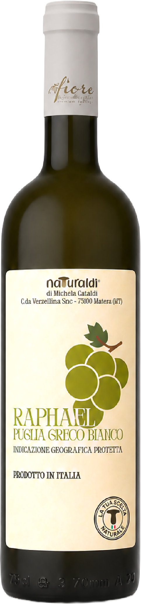 Vino Raphael Puglia Greco Bianco IGP 75 cl Naturaldi