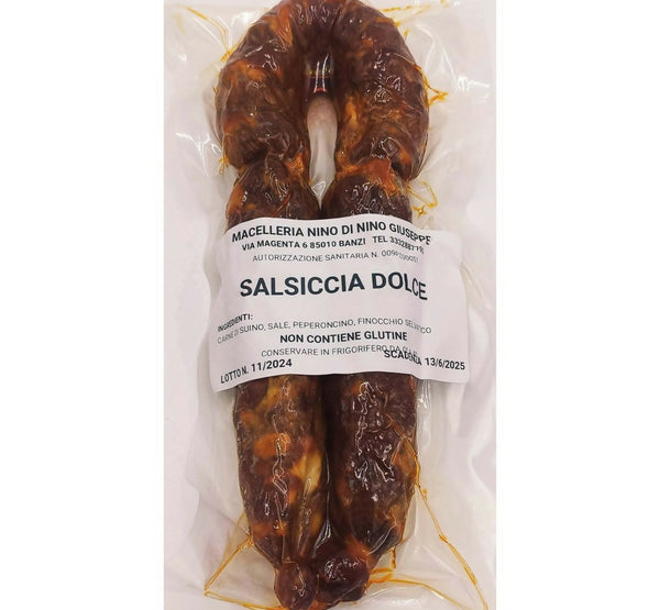 Macelleria Nino-salsiccia secca di maiale dolce 1kg