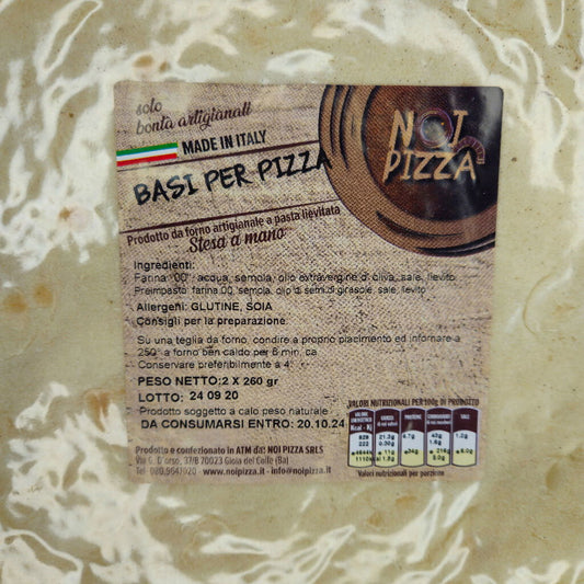 Base per pizza NOI Pizza - confezione da 2 pezzi - Terramia