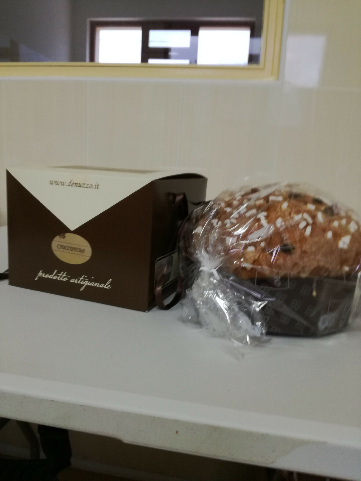 Panettone artigianale kg1 cioccolato e pere con lievito madre