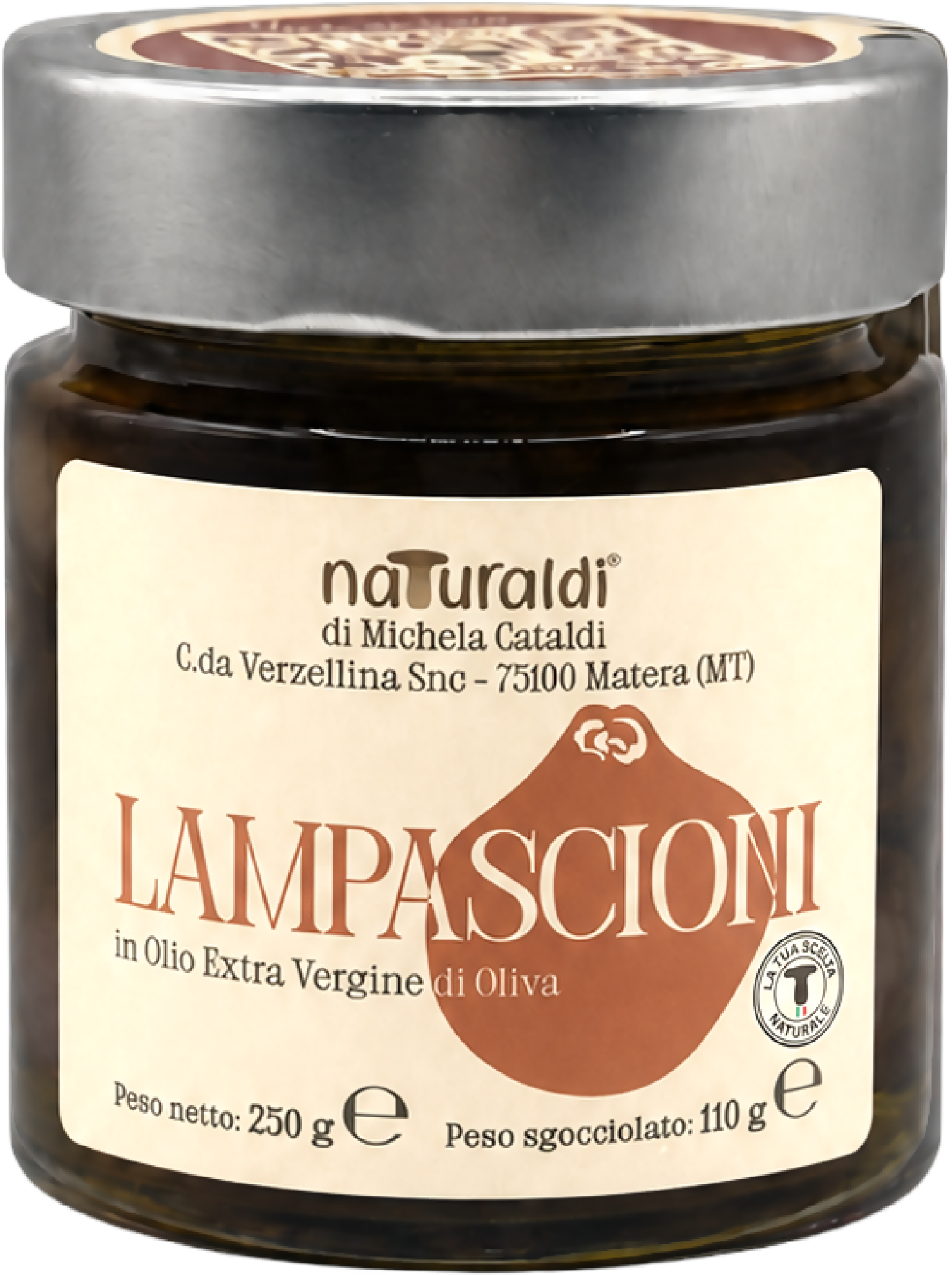 Lampascioni sott'olio 250 g Naturaldi