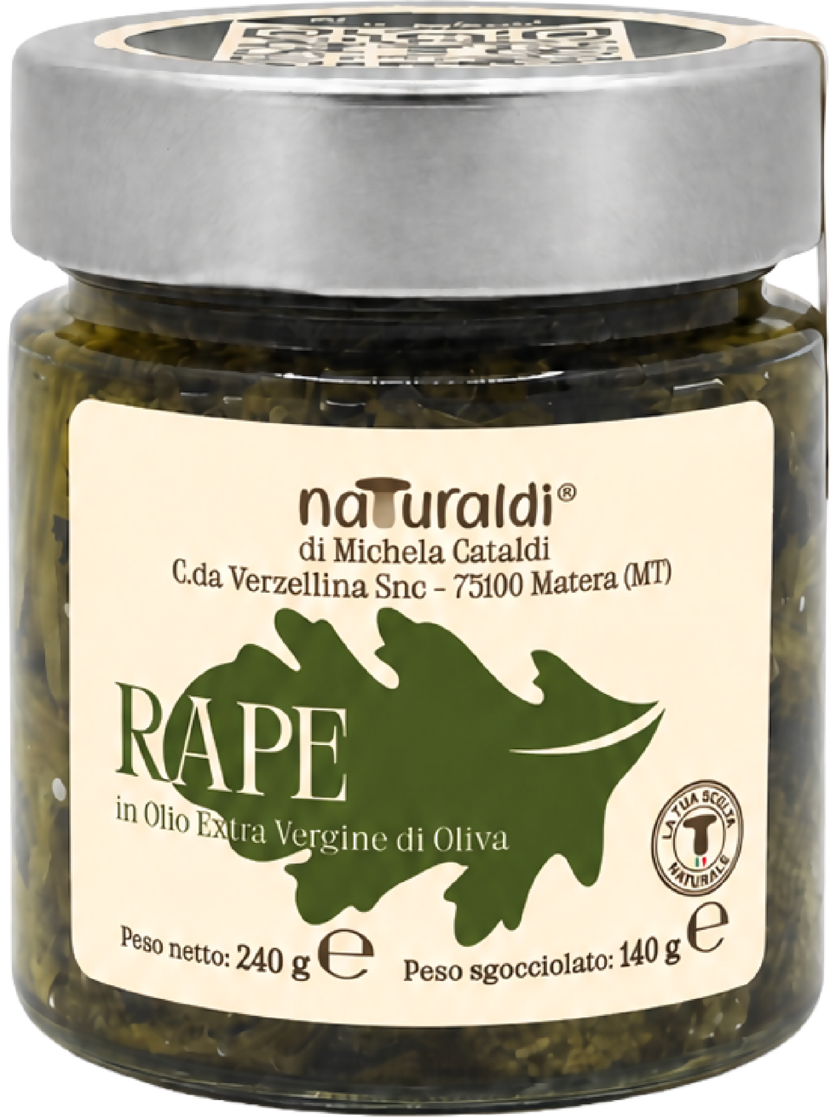 Rape sott'olio 240 g Naturaldi