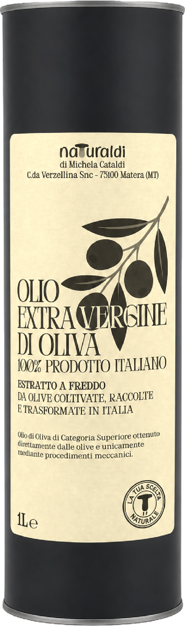 Olio extra vergine di oliva 1L Naturaldi