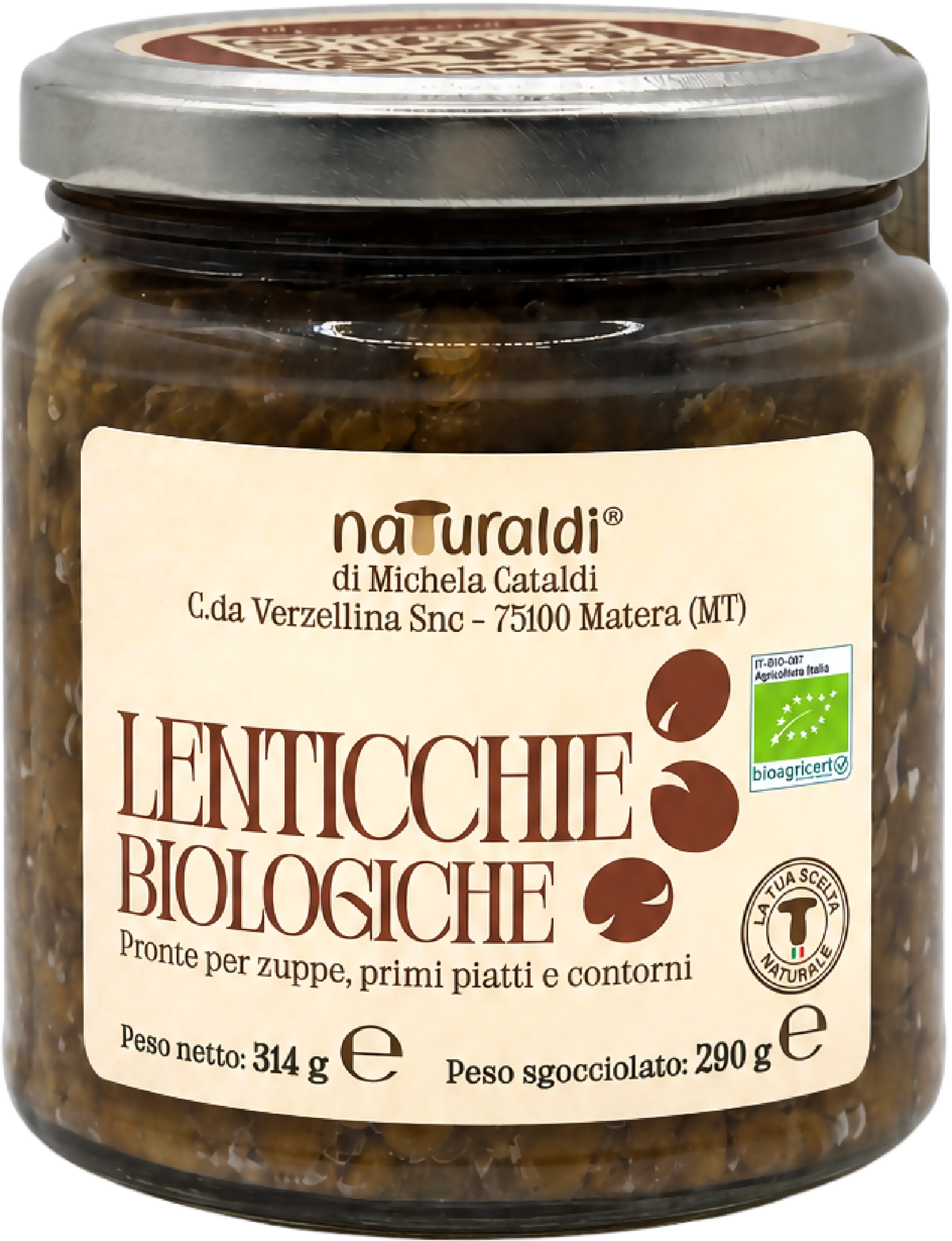 Lenticchie Biologiche 314 g Naturaldi