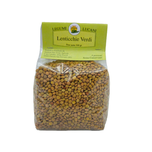 Legumi Lucani Lenticchie Verdi (piccole) - Terramia