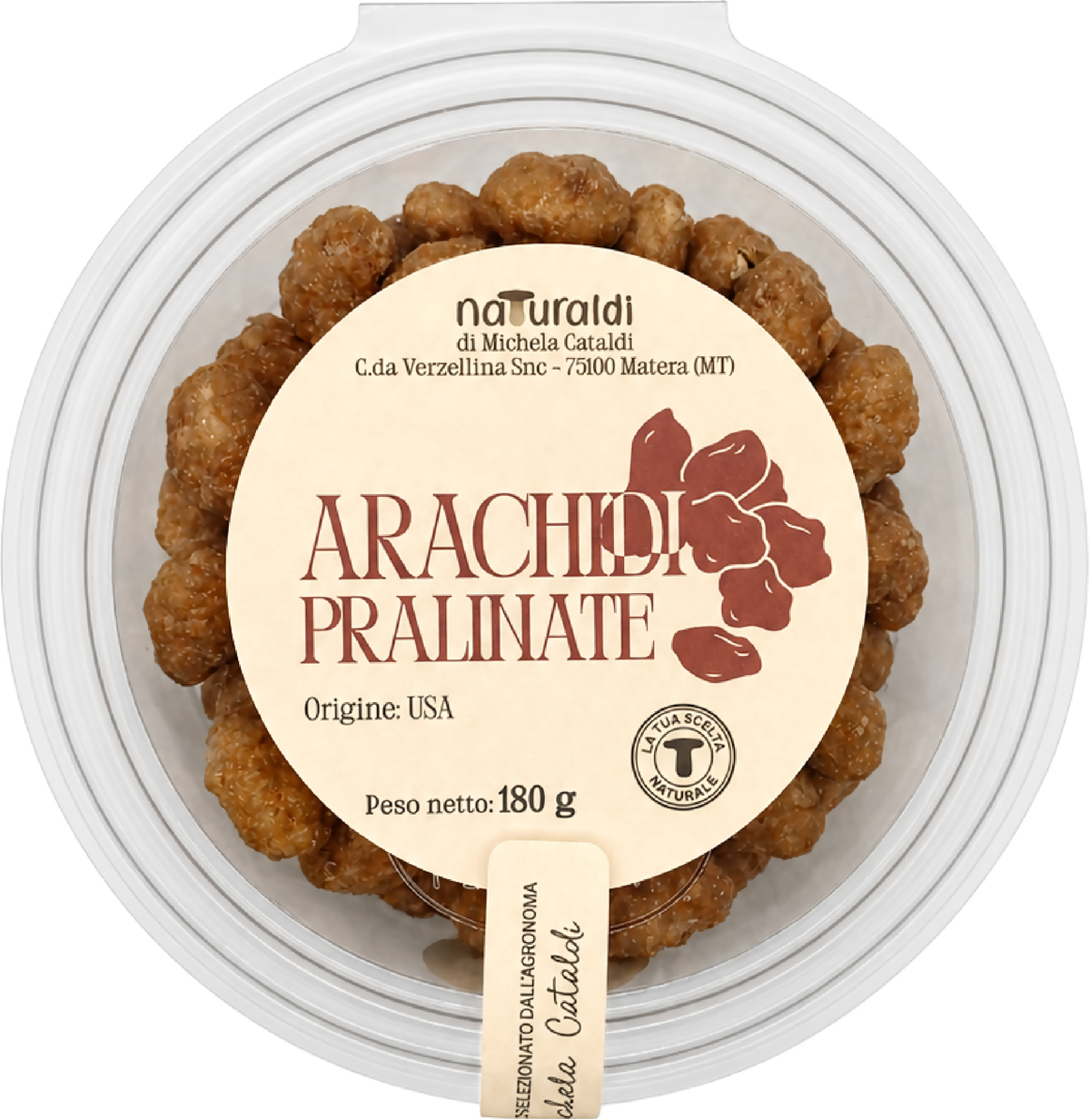 Arachidi pralinate 180 g Naturaldi