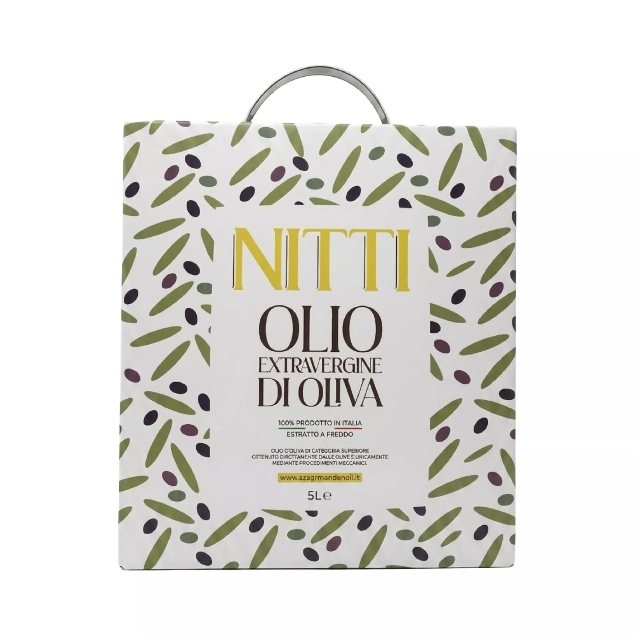 Olio extravergine di oliva Coratina Fratelli Nitti bag in box 5L Puglia