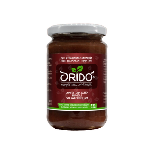 Oridò confettura extra di fragole 320 grammi - Terramia