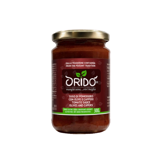 Oridò sugo pomodori olive e capperi - Terramia