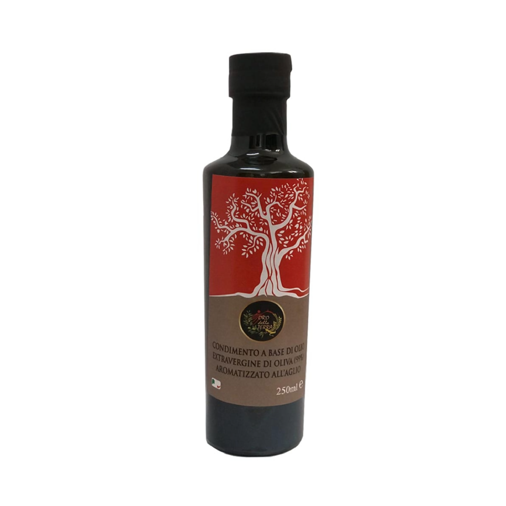 Oro della Terra Olio EVO all'aglio 250ml Oro della Terra - Terramia