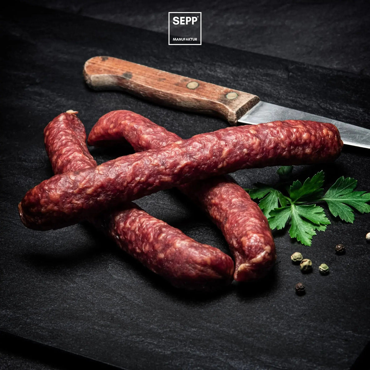 SEPP' Salsicce affumicate di capriolo e maiale (3 pezzi)