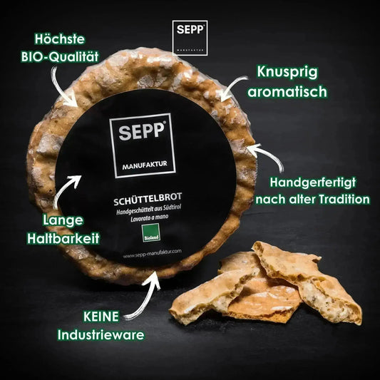 Pane Schüttelbrot biologico altoatesino IGP SEPP (2 pz.) 💚