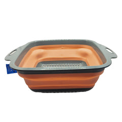 Scolapasta pieghevole in silicone cm 22x22x10 - Terramia