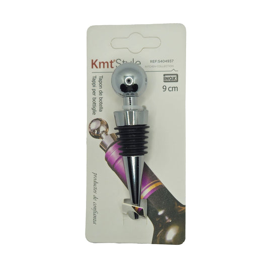 Tappo elegante per bottiglia vino champagne in acciaio inox - Terramia