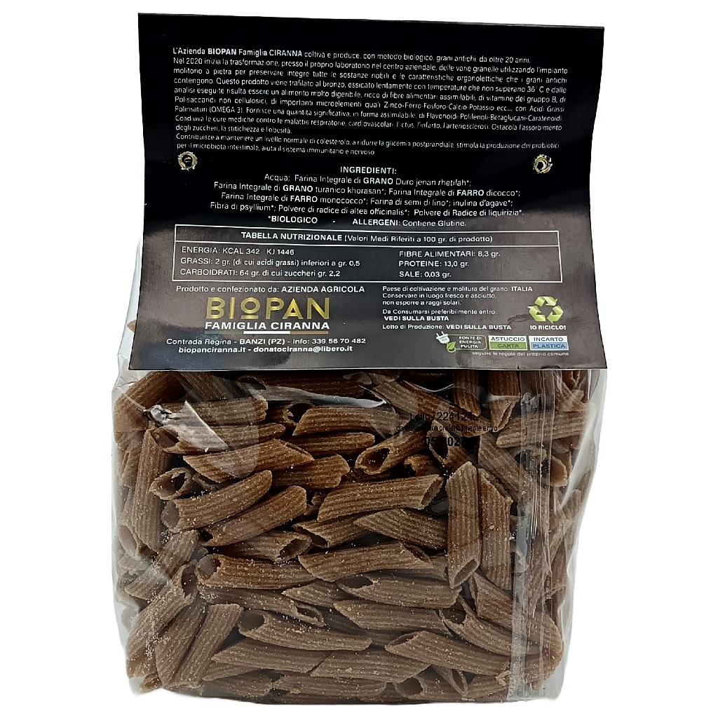 BIOPAN PENNETTE RIGATE RETRO