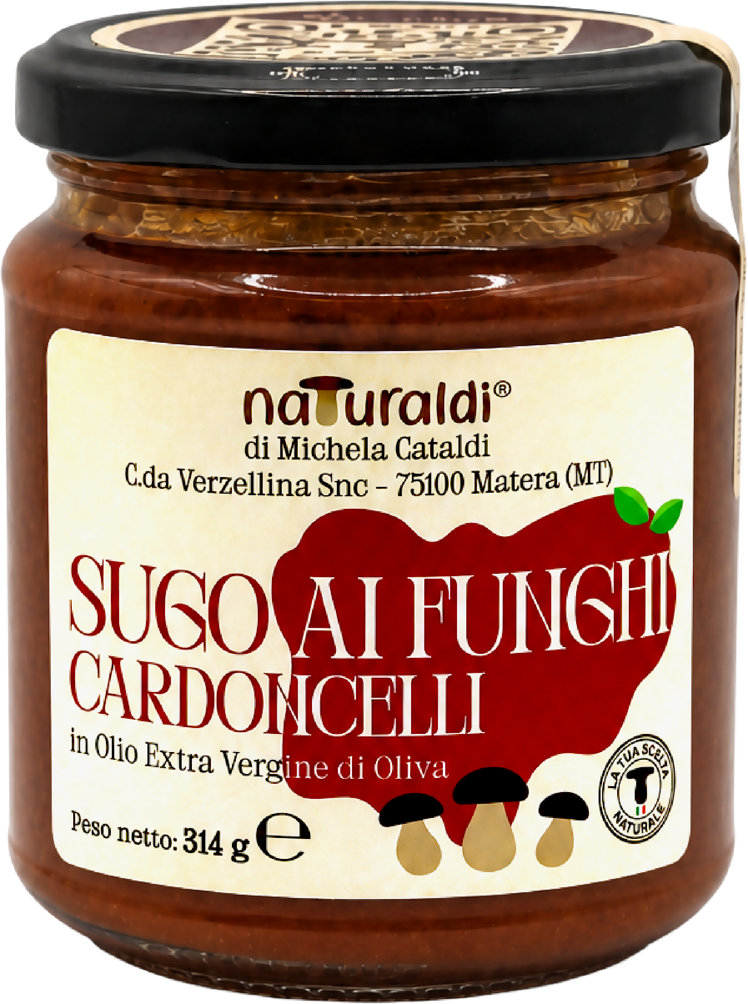 Sugo ai Funghi Cardoncelli 314 g Naturaldi