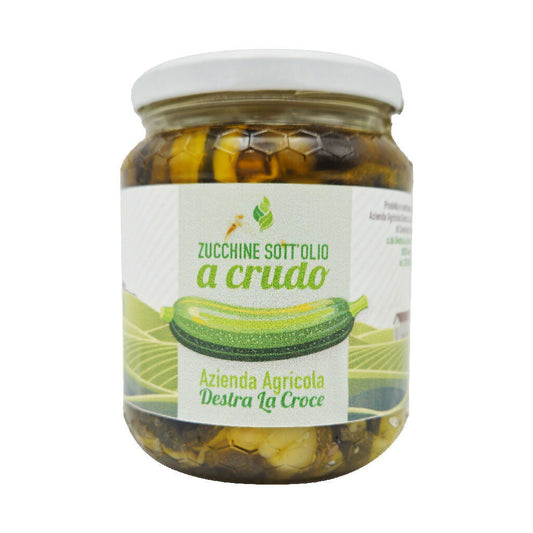 Zucchine sott'olio a crudo 330g - Terramia