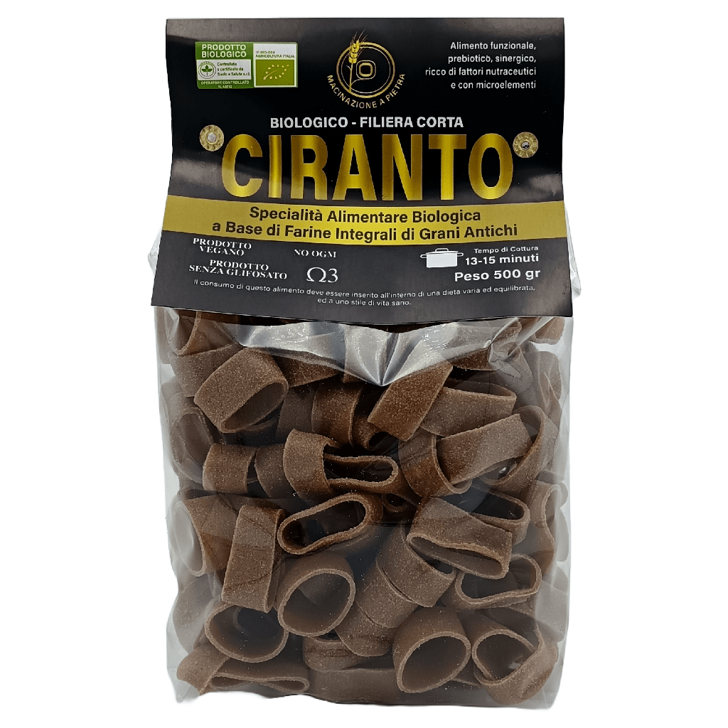 BIOPAN CIRANNA - Calamarata Integrale 500g - LINEA CIRANTO - Terramia