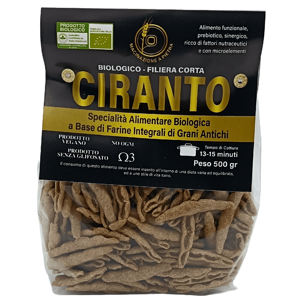 BIOPAN CIRANNA - Capunti Integrali 500g - LINEA CIRANTO - Terramia