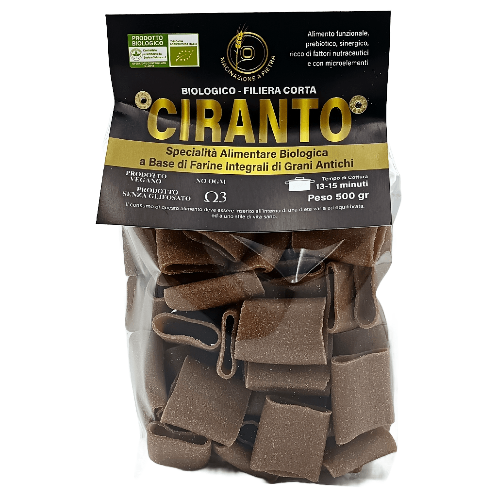 BIOPAN CIRANNA - Paccheri Integrali 500g - LINEA CIRANTO - Terramia