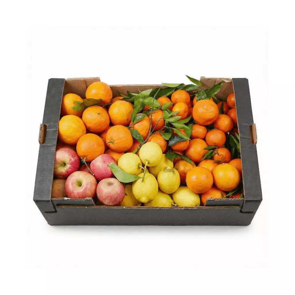 Box Frutta Siciliana Fresca - Arance, Limoni, Mandarini, Mele | 8kg - Terramia