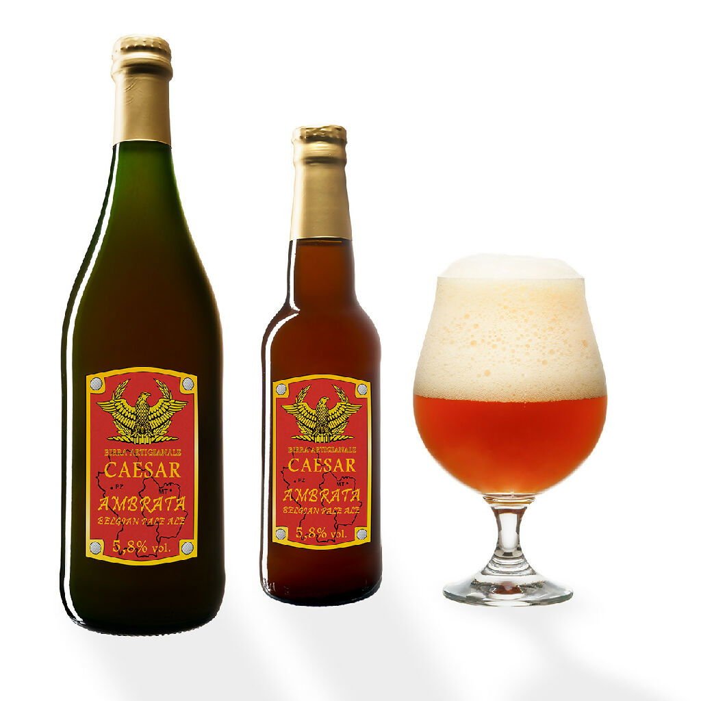 Birra Artigianale Belgica Caesar Ambrata 75cl - Terramia