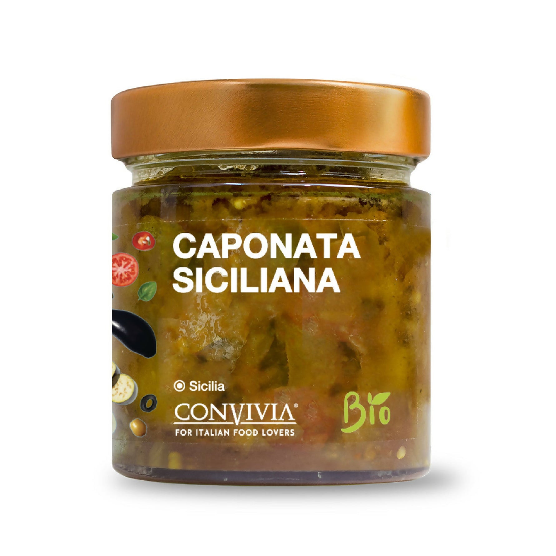 Caponata siciliana bio 190g - Terramia