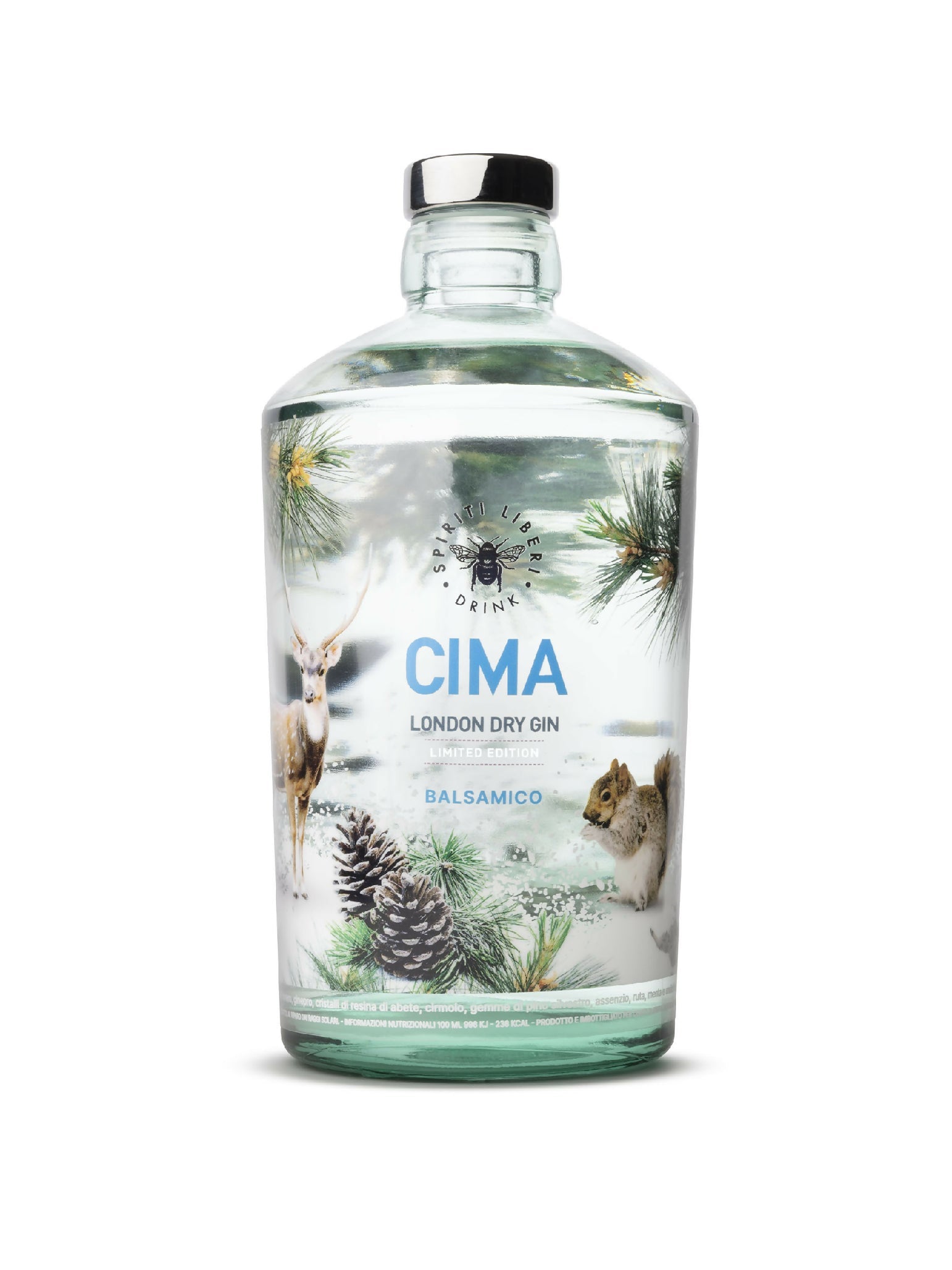 Cima Limited Edition 70 cl Spiriti Liberi – London Dry Gin Artigianale del Veneto - Terramia