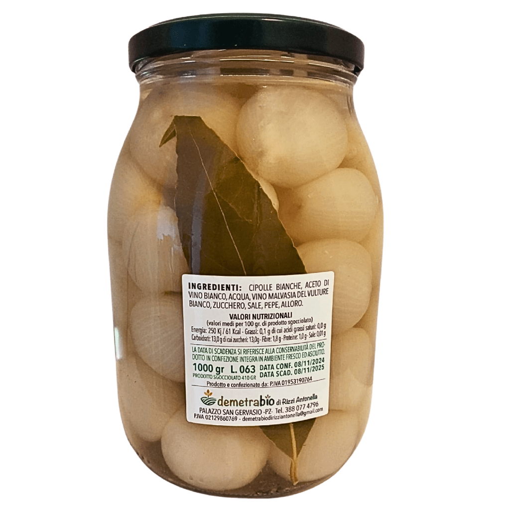 Cipolla Bianca in agrodolce retro