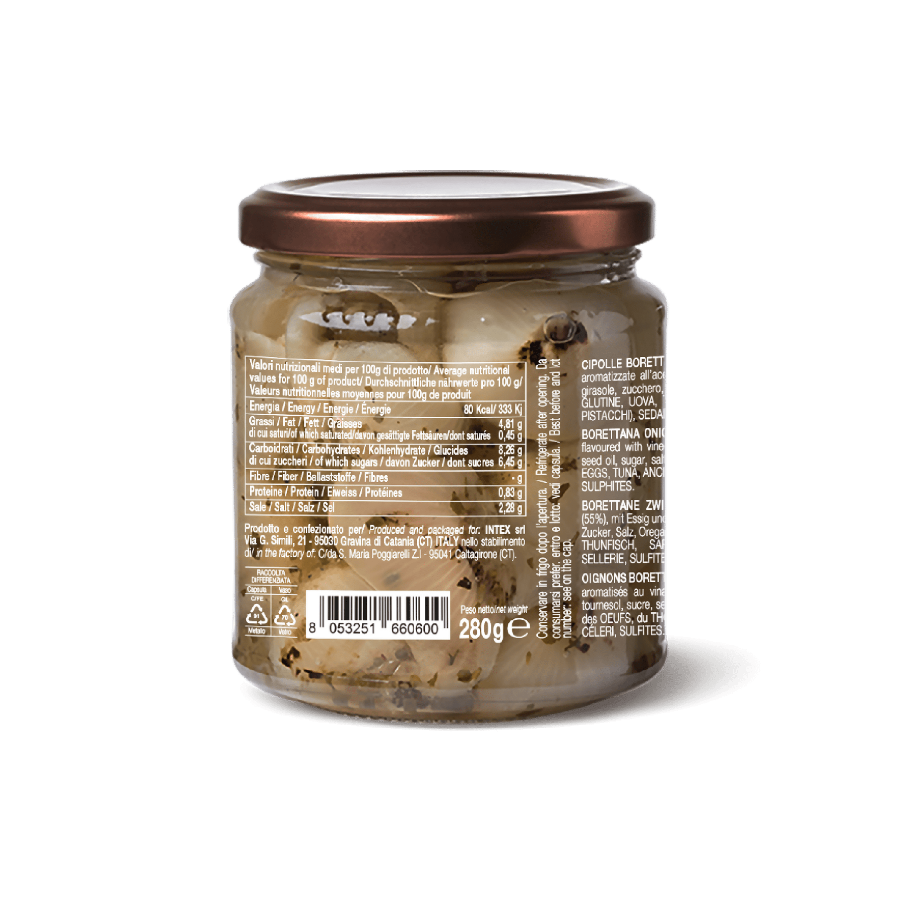 Cipolle borettane 280g - Terramia