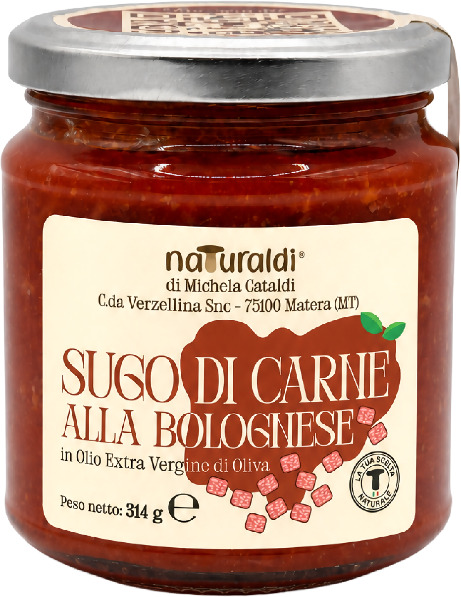 Sugo di Carne alla Bolognese 314 g Naturaldi