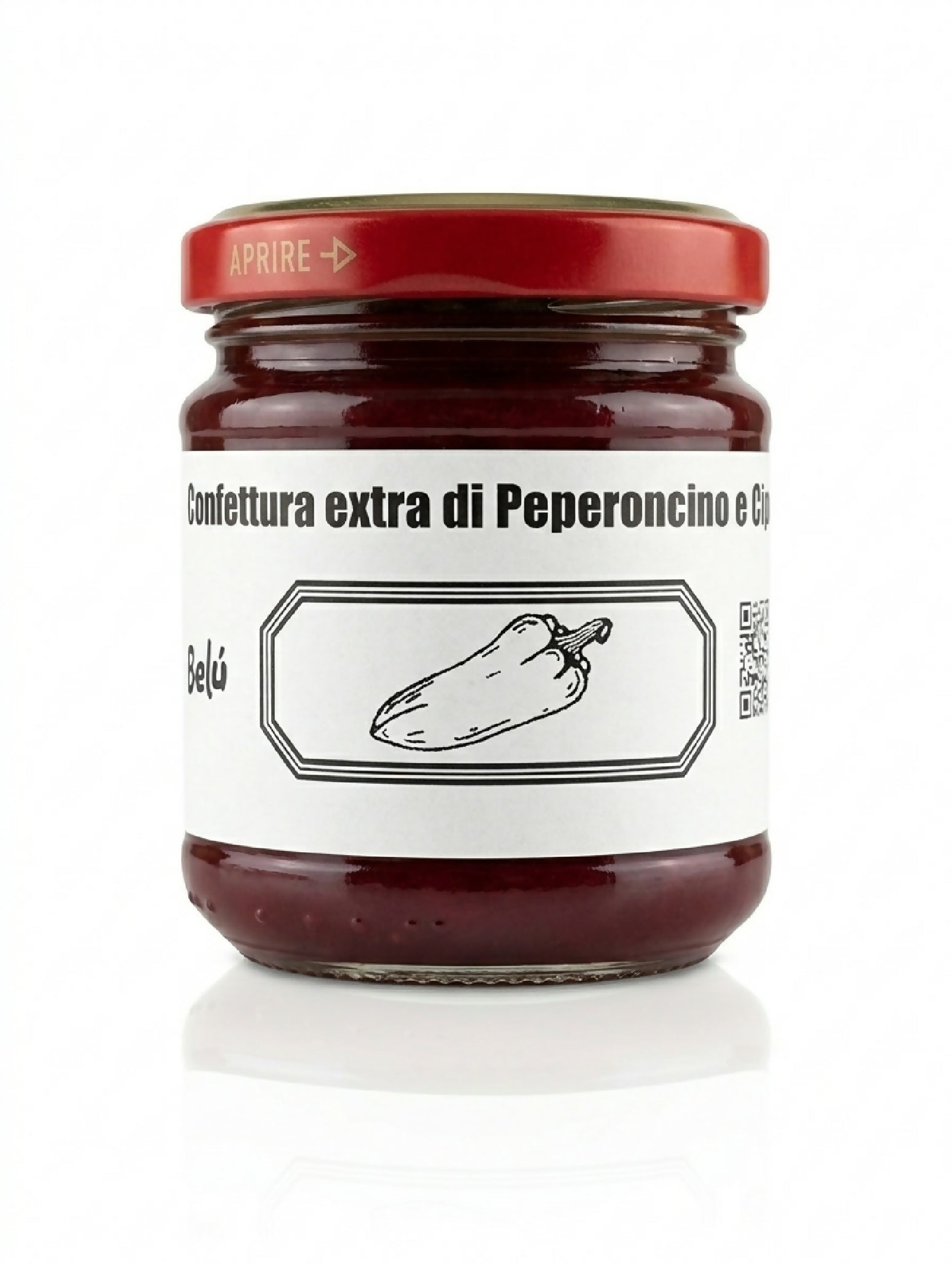 Confettura extra di Peperoncino e Crusco 100ml - Terramia