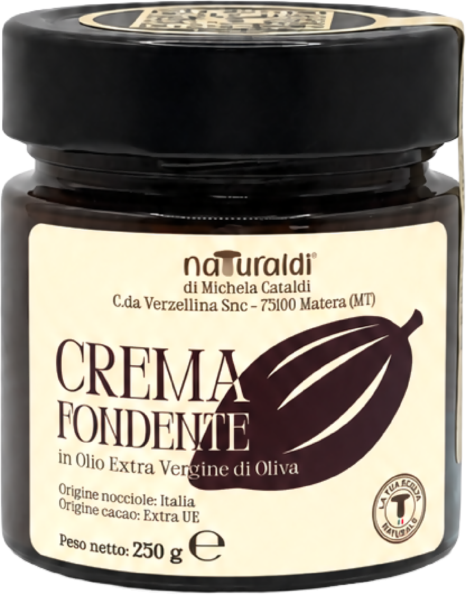 Crema Fondente in olio extra vergine di oliva 250 g Naturaldi - Terramia