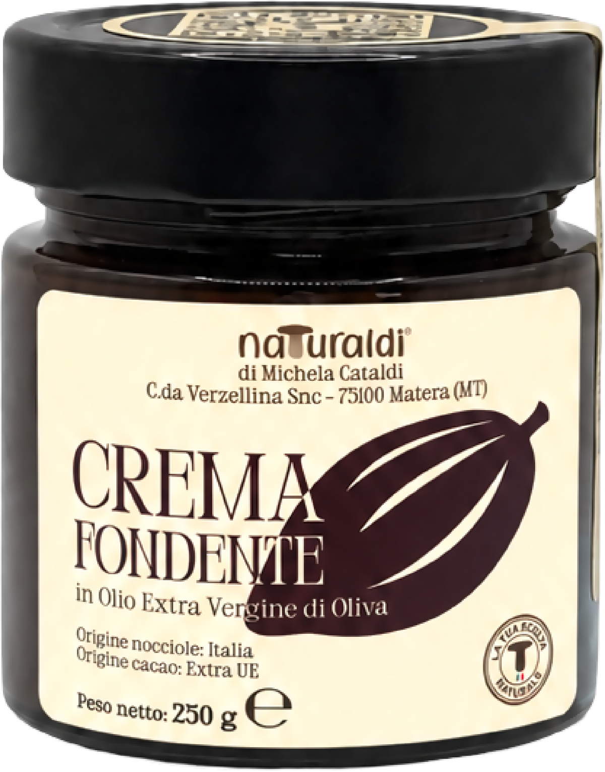 Crema Fondente in olio extra vergine di oliva 250 g Naturaldi - Terramia