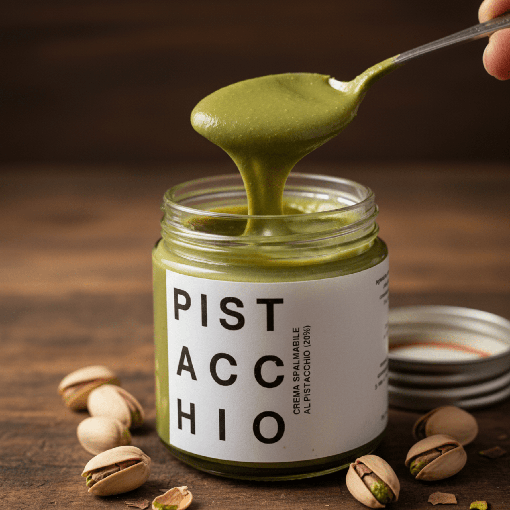 Crema Spalmabile Artigianale al Pistacchio di Sicilia - 200 g - Terramia