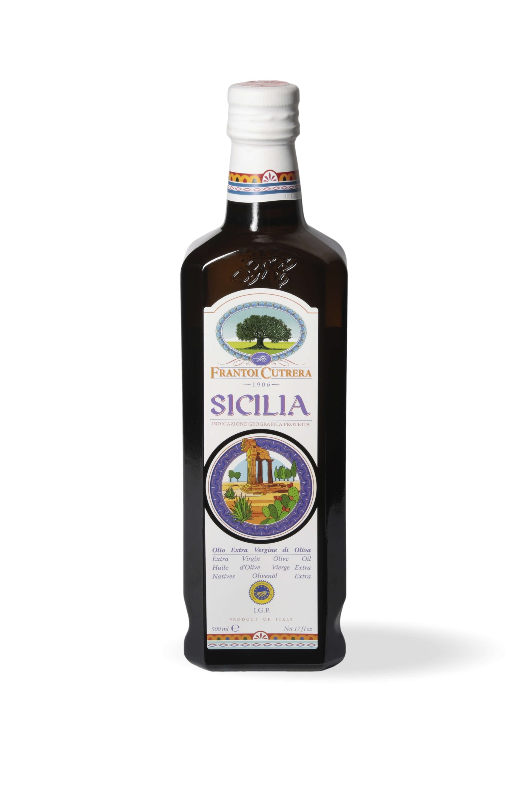 Cutrera IGP Sicilia - Olio Extravergine di Oliva Siciliano - Bottiglia Singola - Terramia