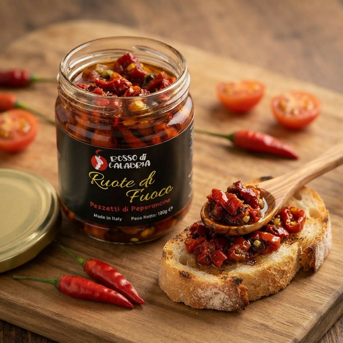 Ruote di Fuoco Calabresi - Peperoncino a pezzi