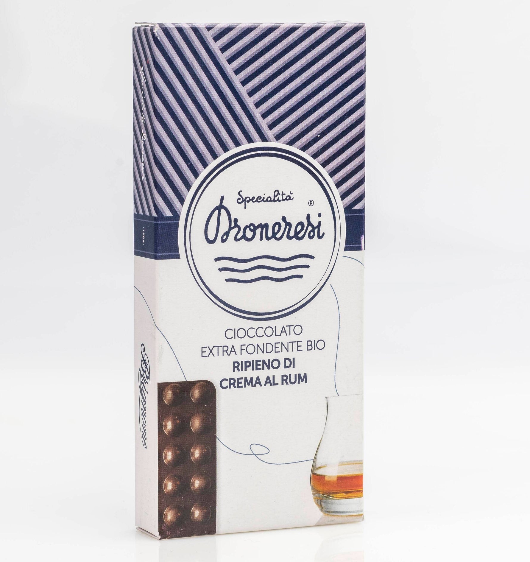 Droneretta Fondente al Rhum - Cioccolato Artigianale Piemontese 90 g - Terramia