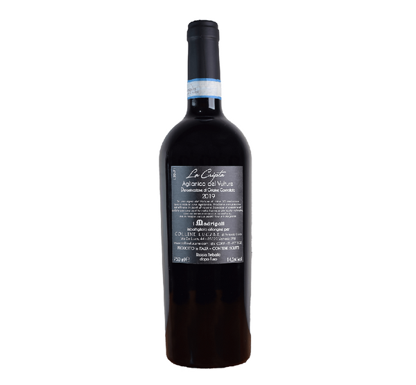 La Cripta Aglianico del Vulture Denominazione di Origine Controllata 2019 750 ml